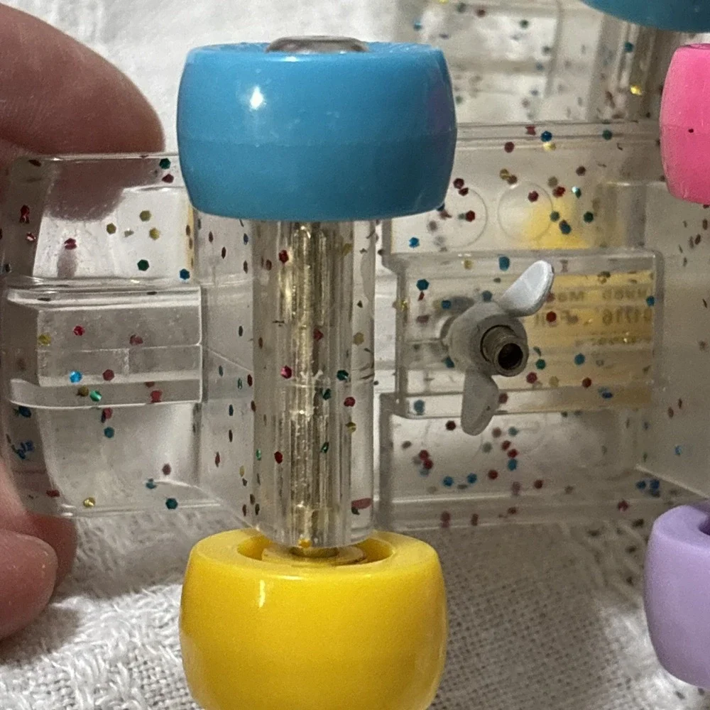 Build A Bear Sparkle Roller Skates Rainbow Pastel Glitter Shoes